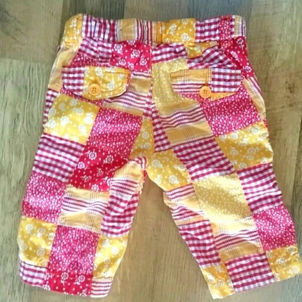 Children's Place Girls Patchwork Long Shorts Size‎ 8